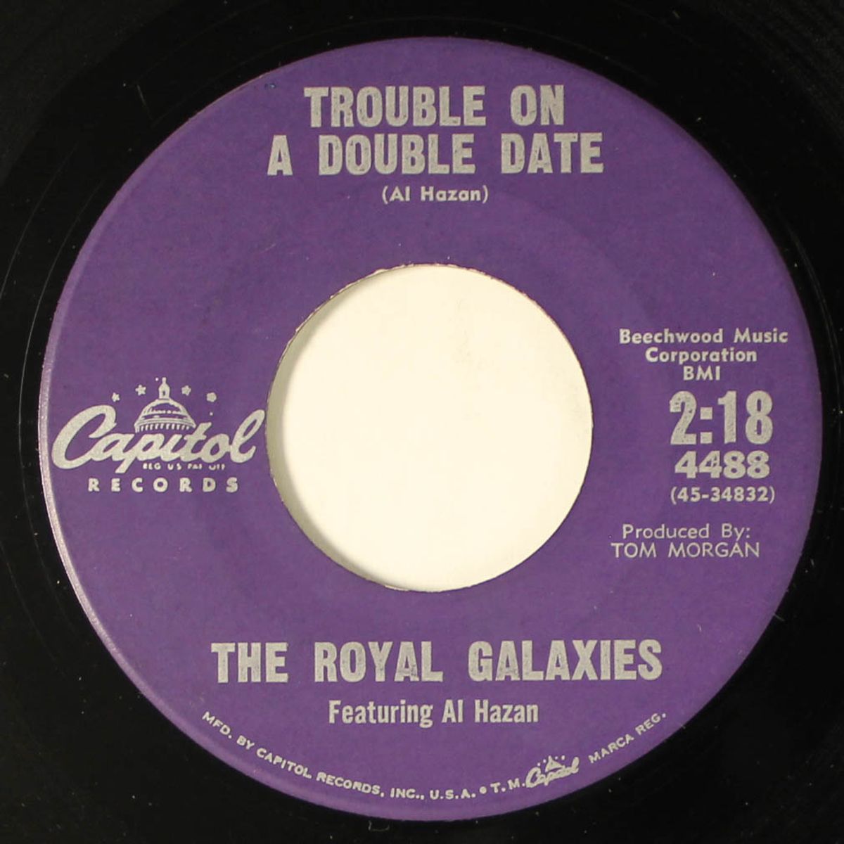 over and done with / trouble on a double date by ROYAL GALAXIES