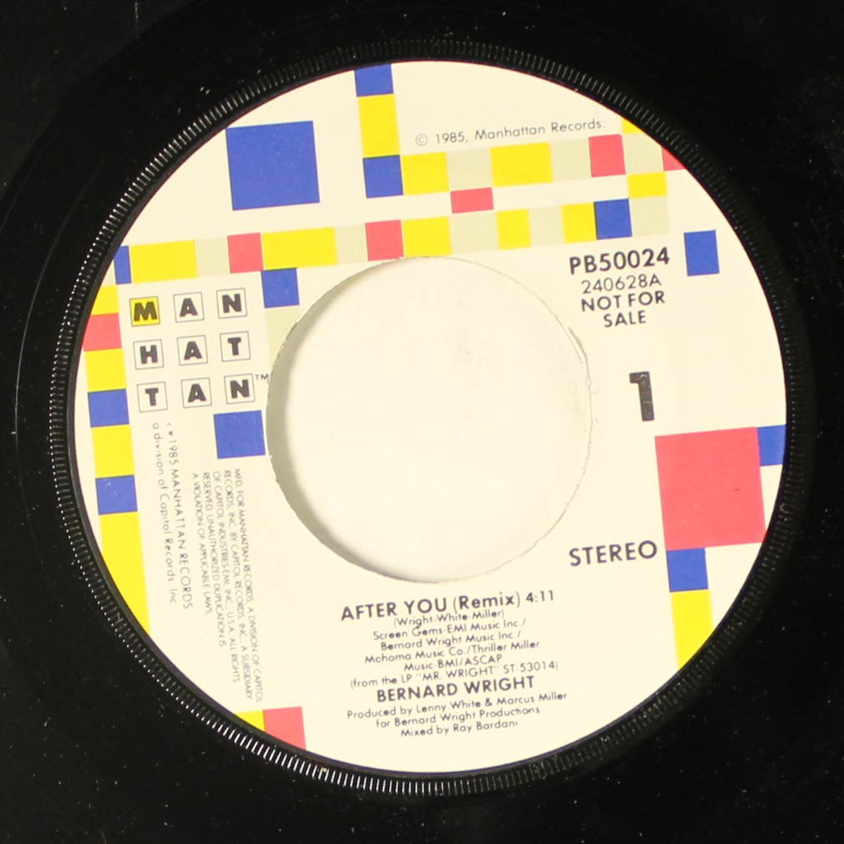 after you (remix) / same by BERNARD WRIGHT
