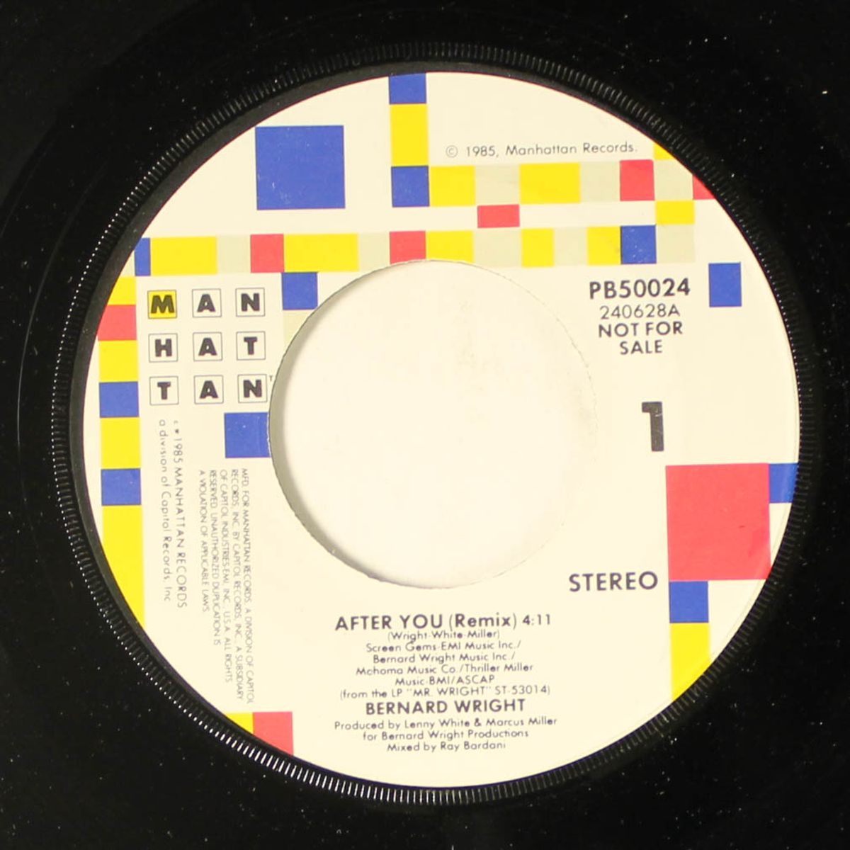 after you (remix) / same by BERNARD WRIGHT