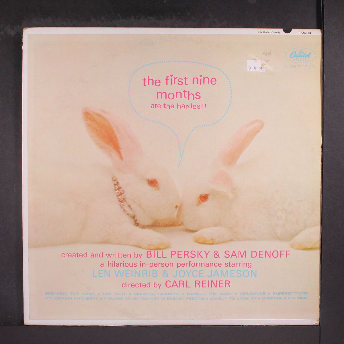 the first nine months are the hardest! by LEN WEINRIB & JOYCE JAMESON
