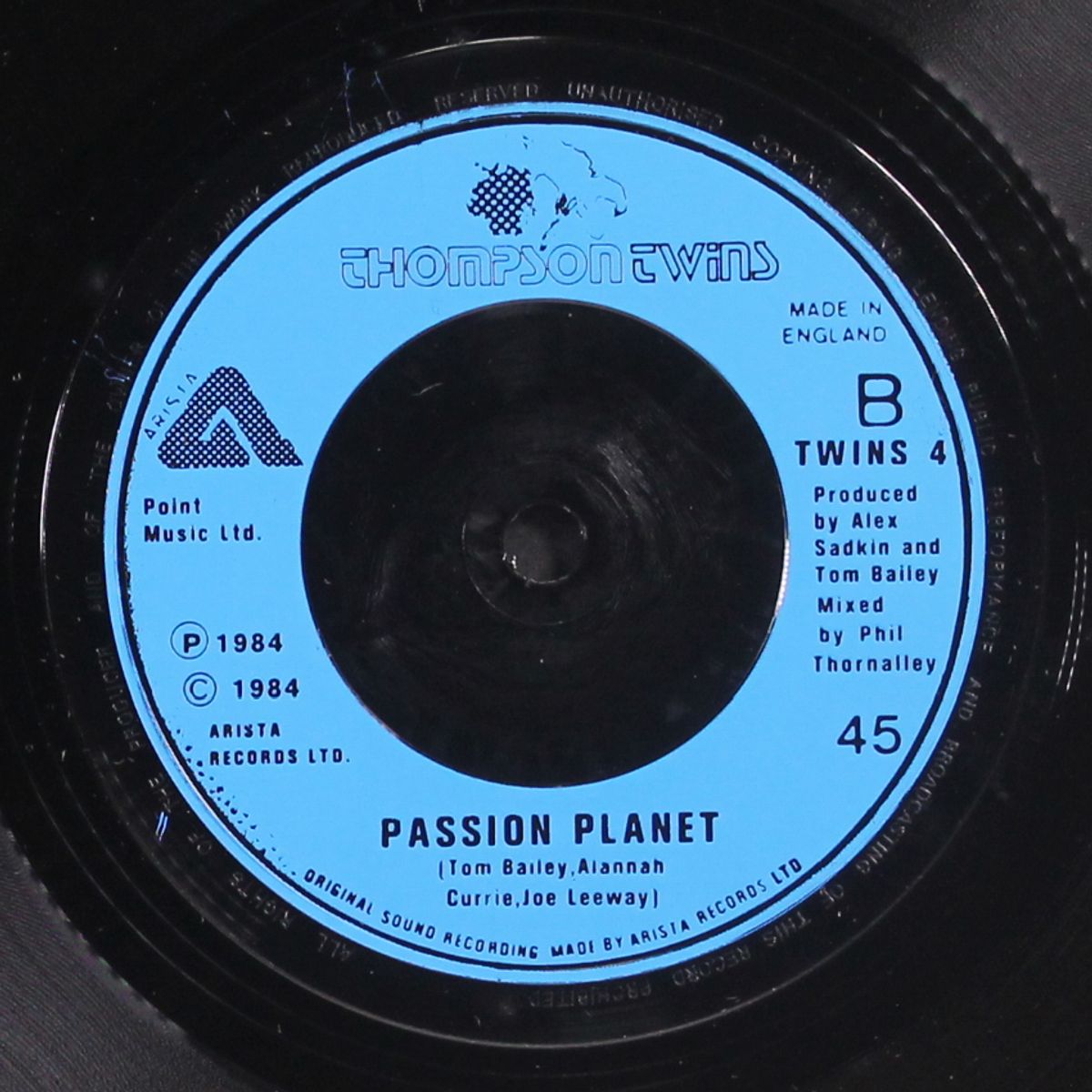 you take me up / passion planet by THOMPSON TWINS