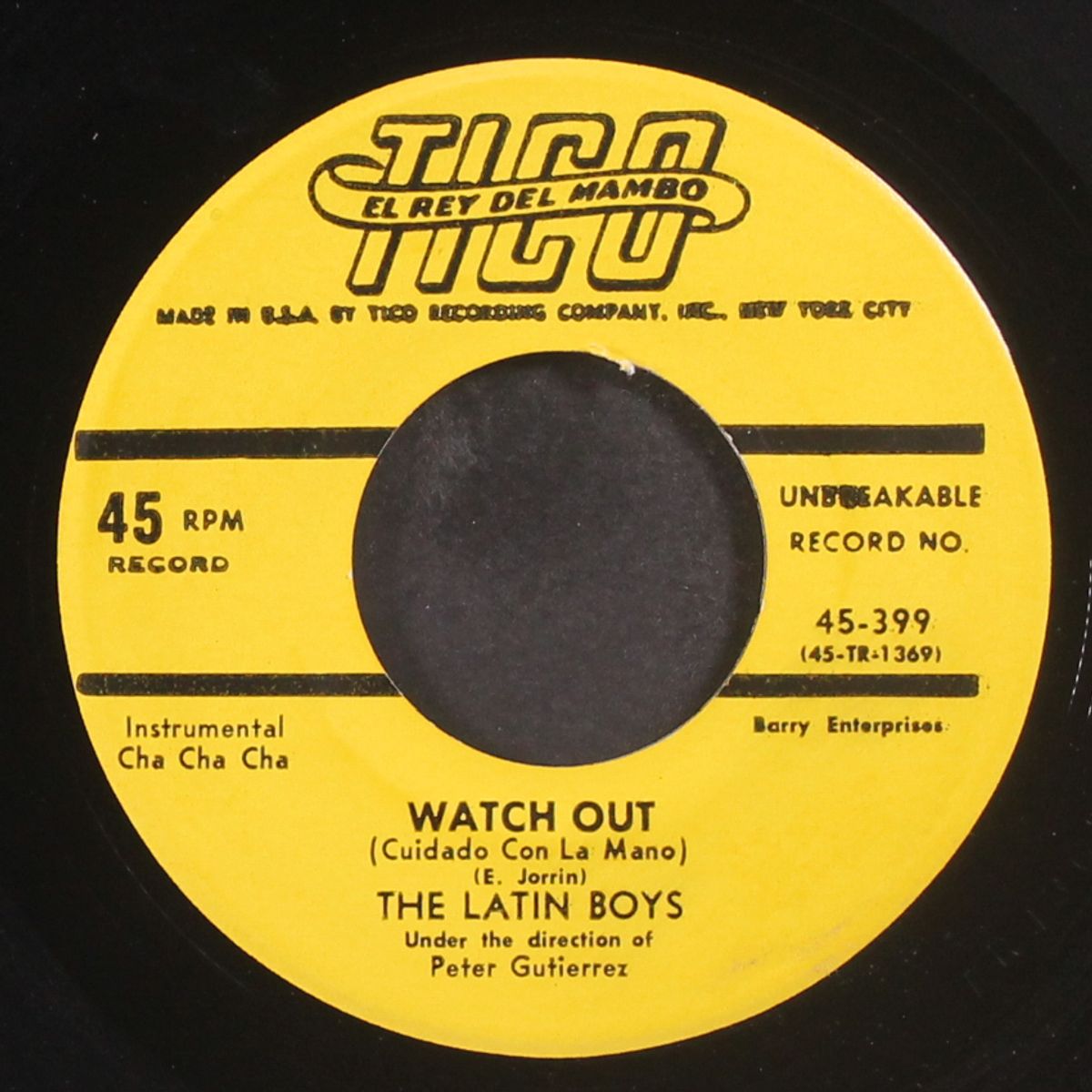 the jamaican / watch out by LATIN BOYS