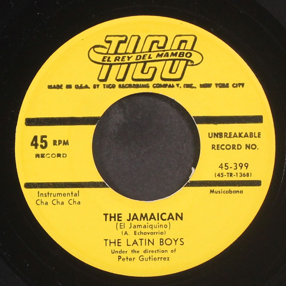 the jamaican / watch out by LATIN BOYS