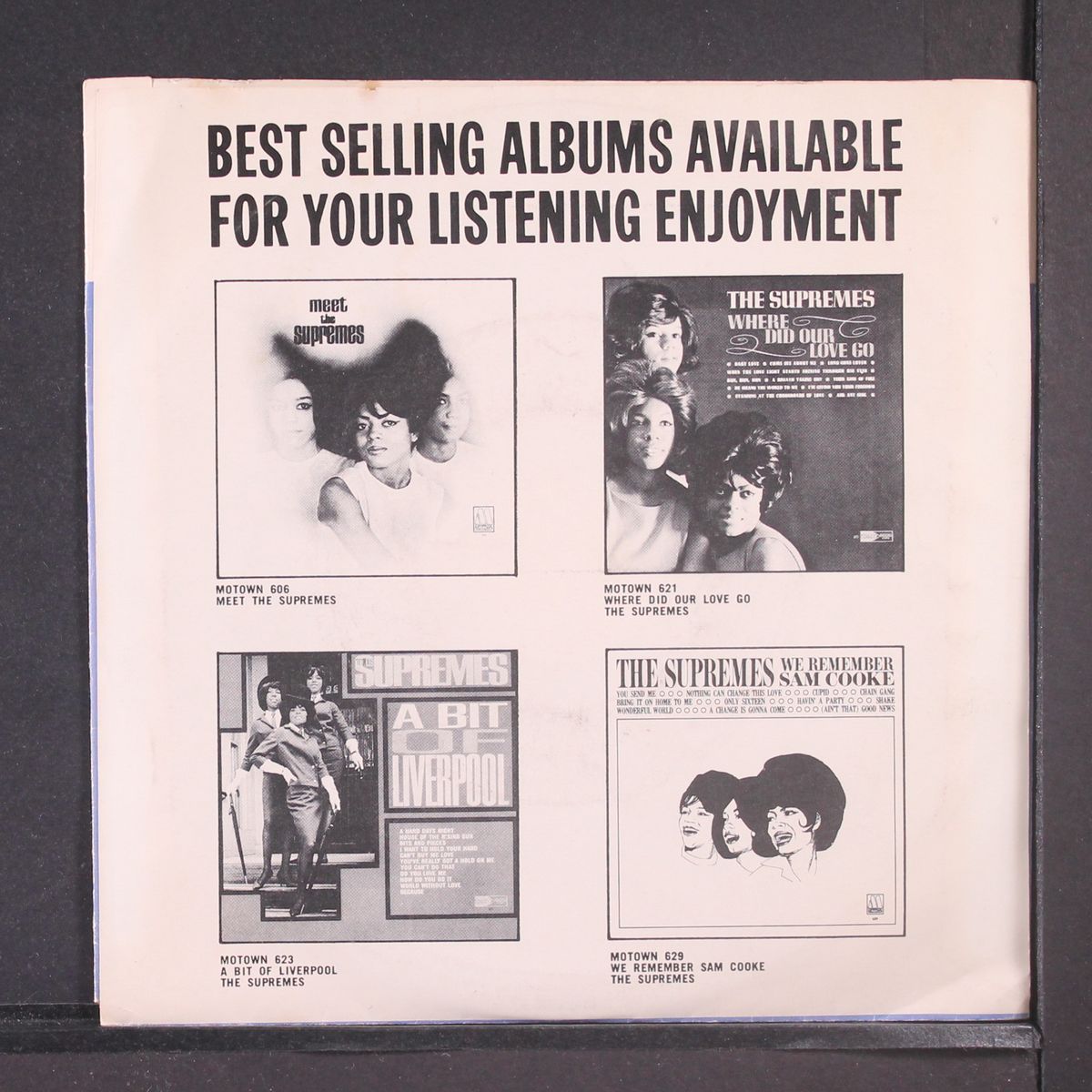 nothing but heartaches / he holds his own by SUPREMES