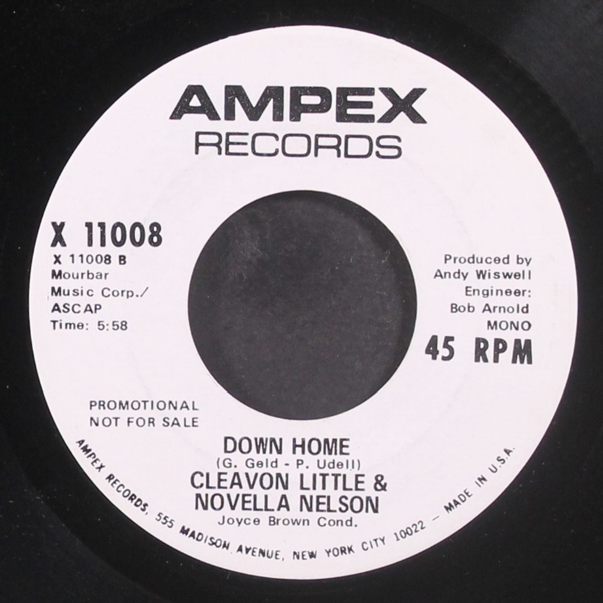 down home / walk him up the stairs by CLEAVON LITTLE & NOVELLA NELSON