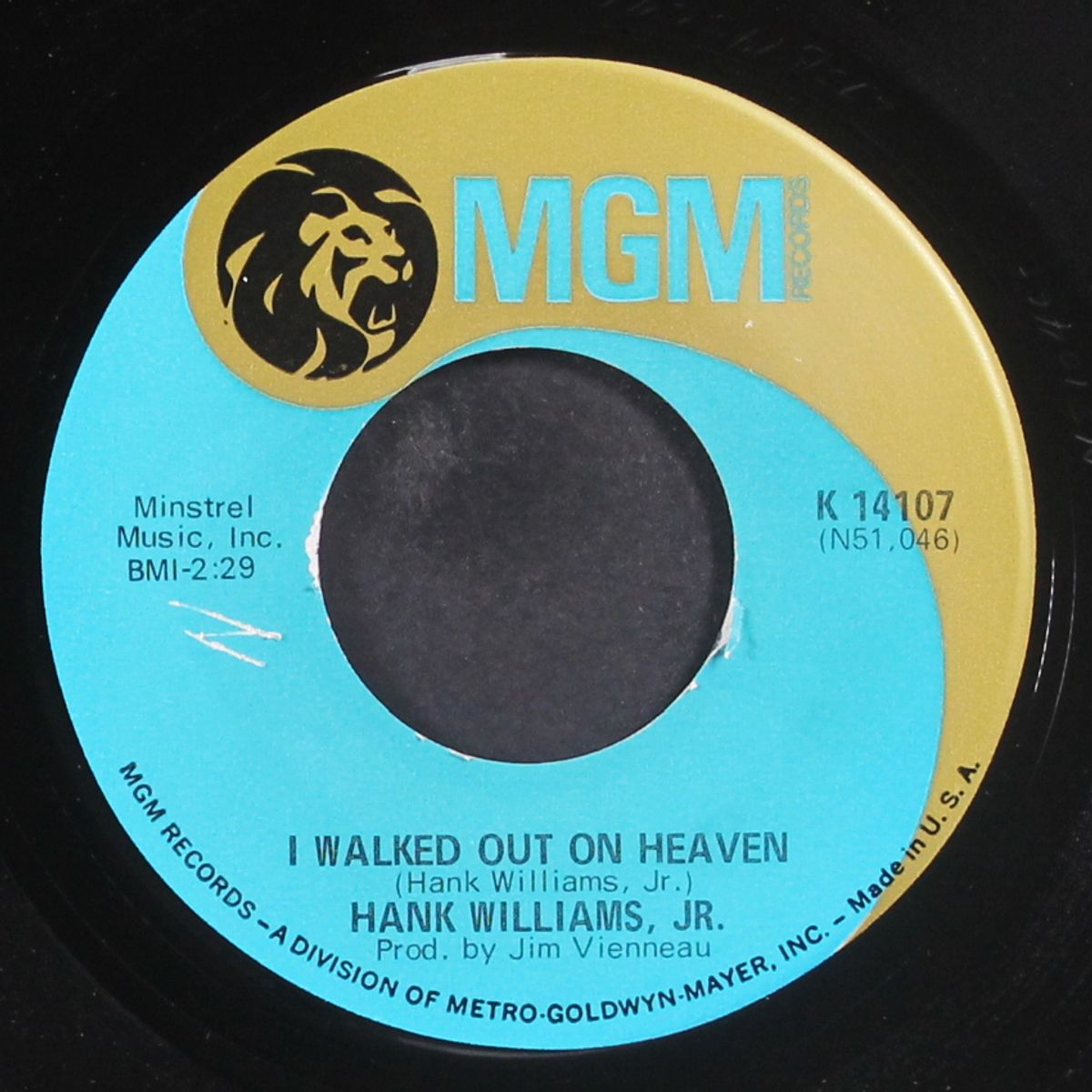 i walked out on heaven by HANK WILLIAMS, JR.