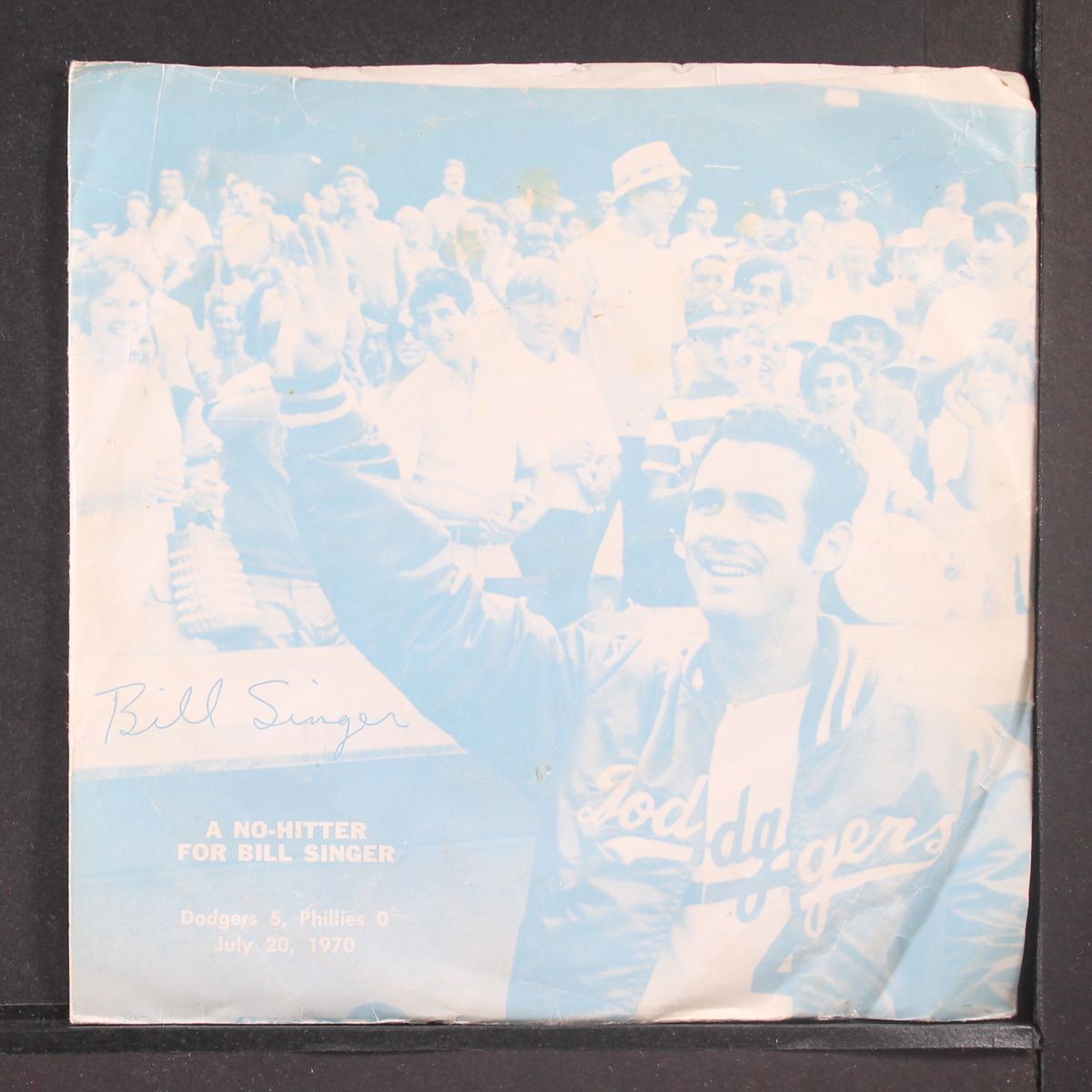 no-hitter for bill singer by VIN SCULLY