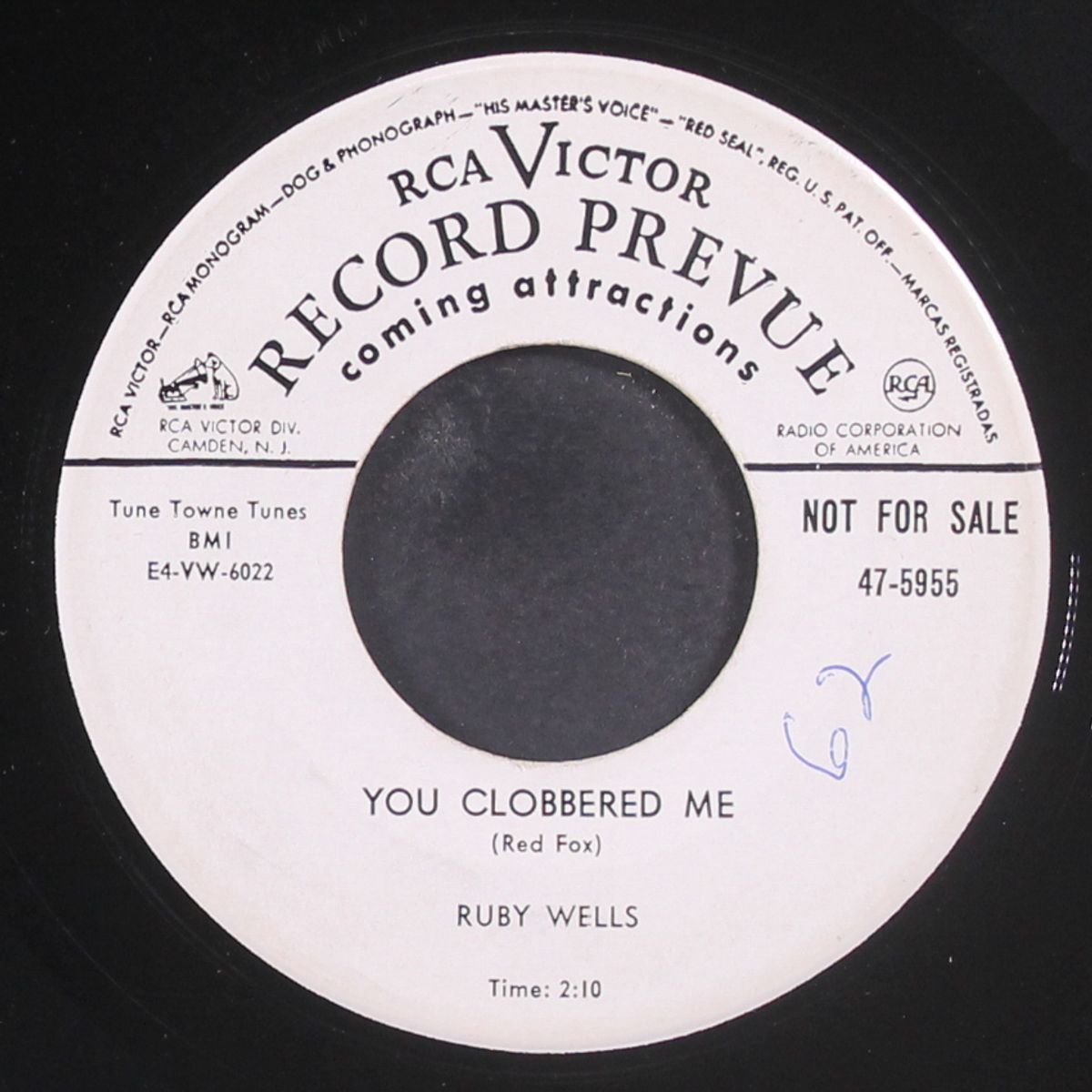 hearts of stone / you clobbered me by RUBY WELLS
