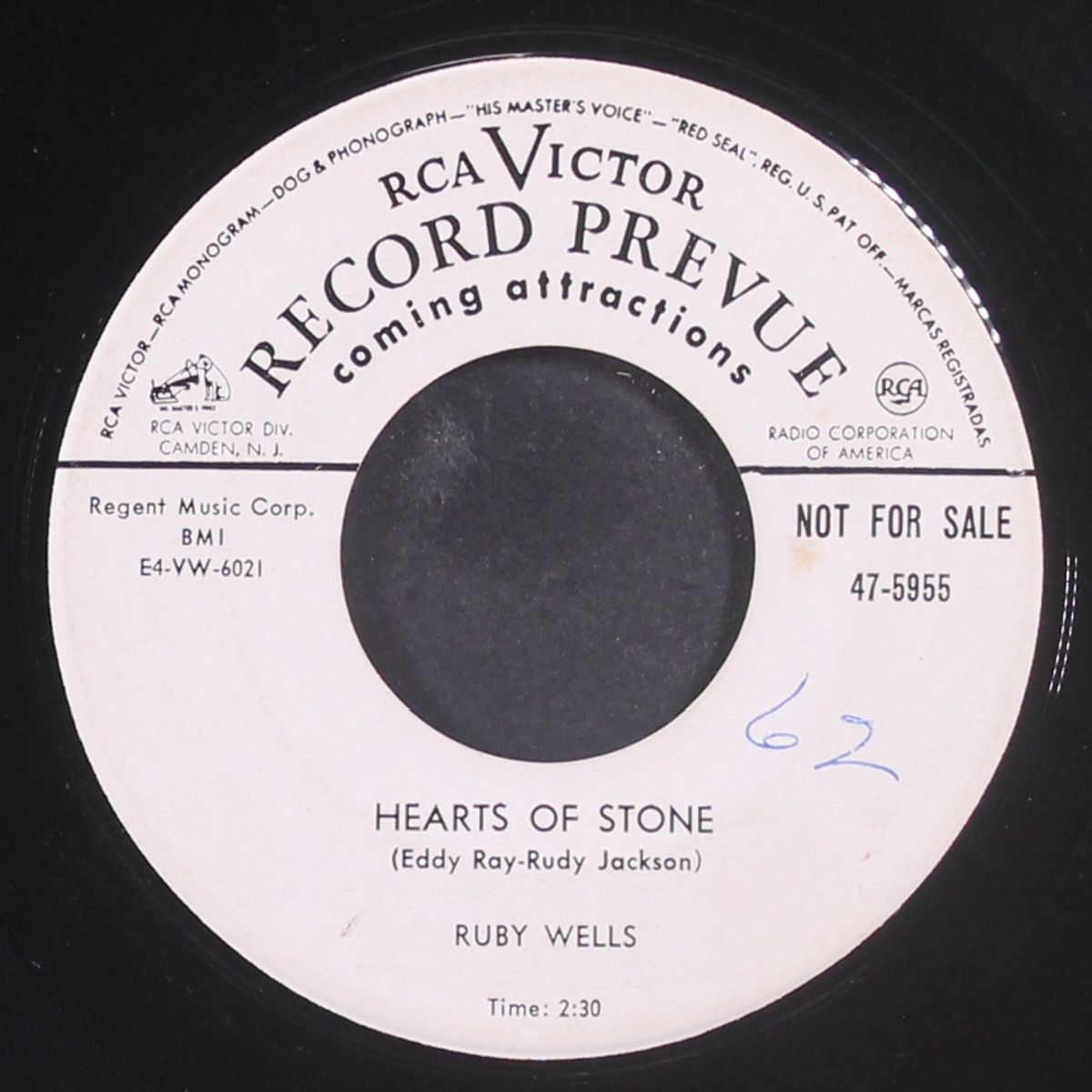 hearts of stone / you clobbered me by RUBY WELLS