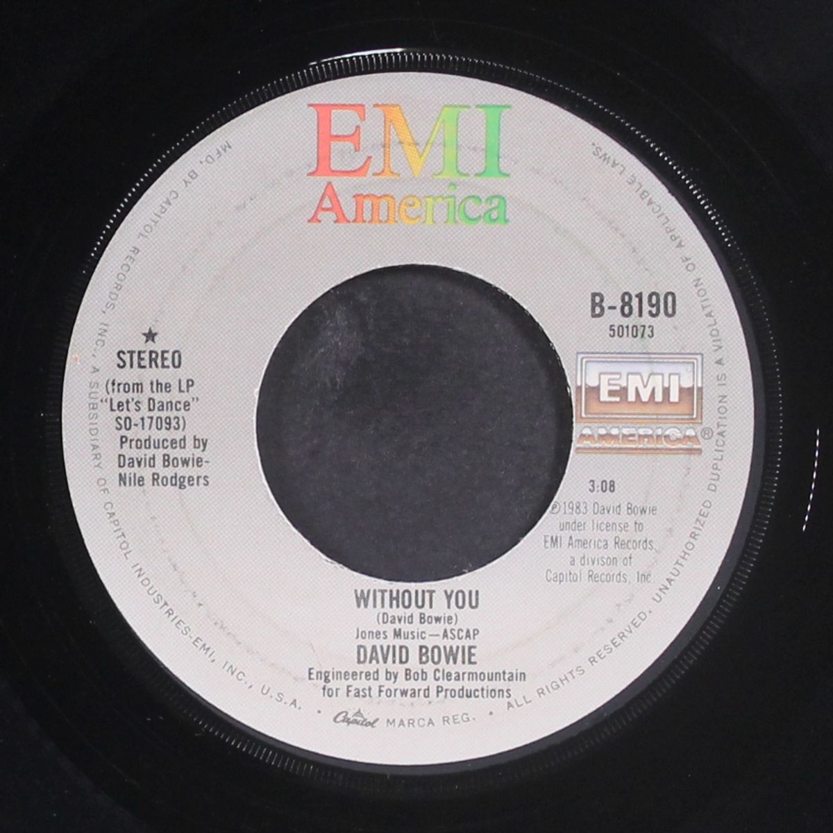 without you / criminal world by DAVID BOWIE