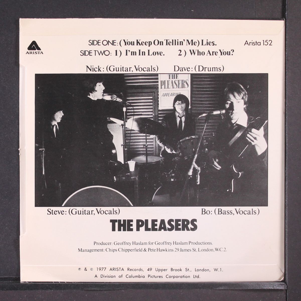(you keep on tellin' me) lies / +2 by PLEASERS