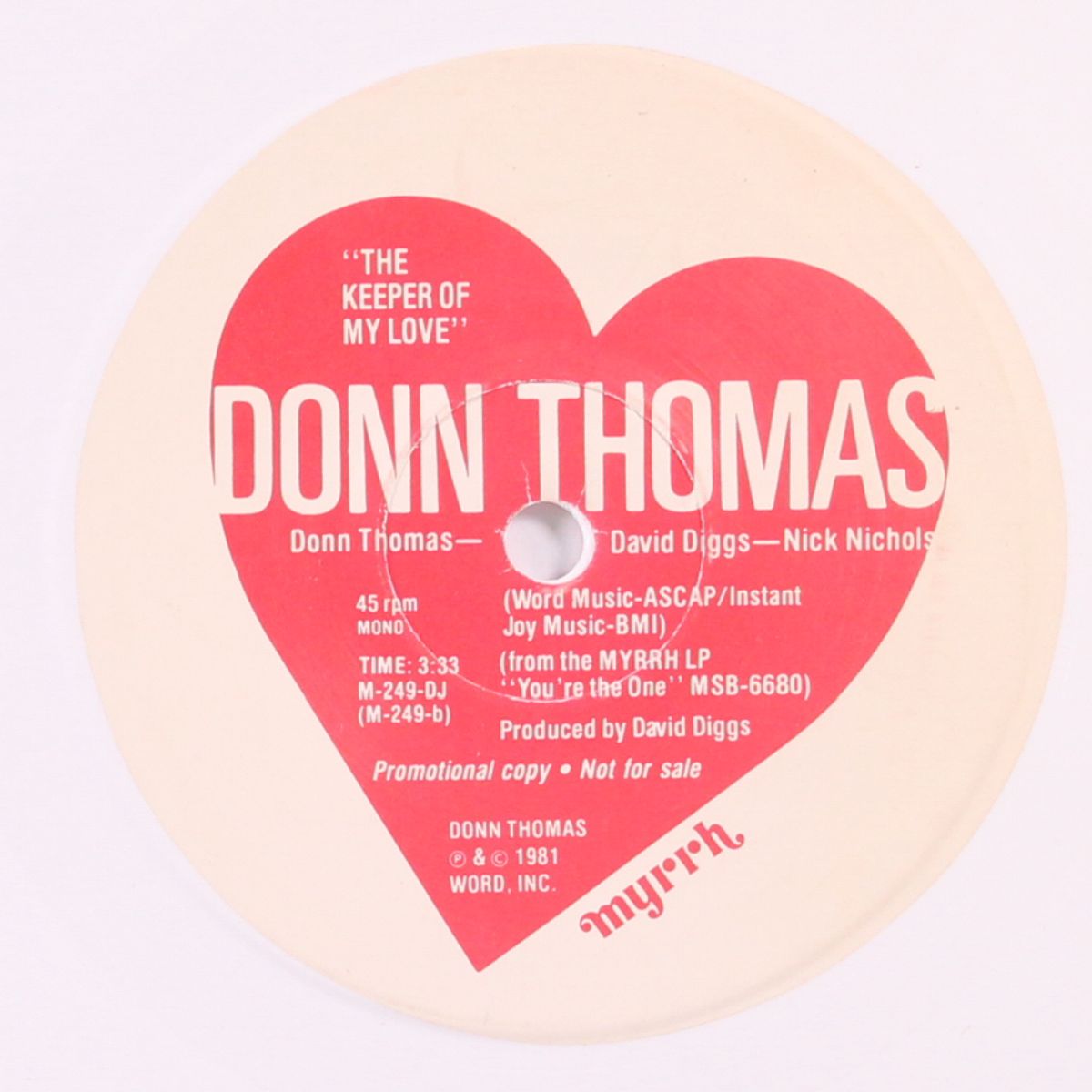 the keeper of my love by DONN THOMAS