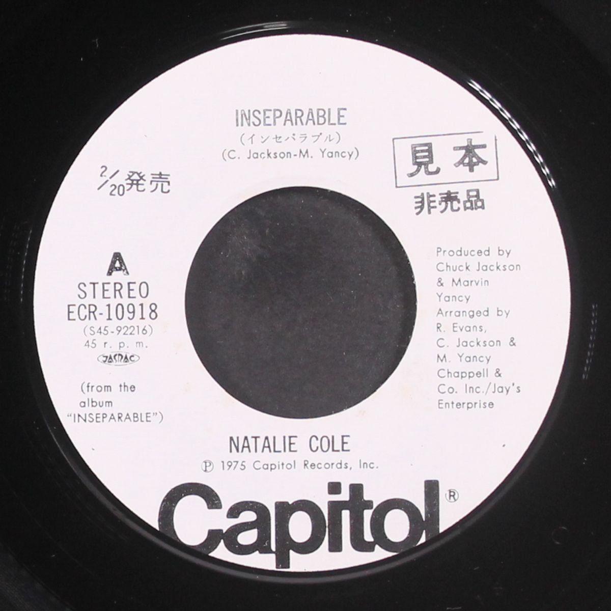 inseparable by NATALIE COLE