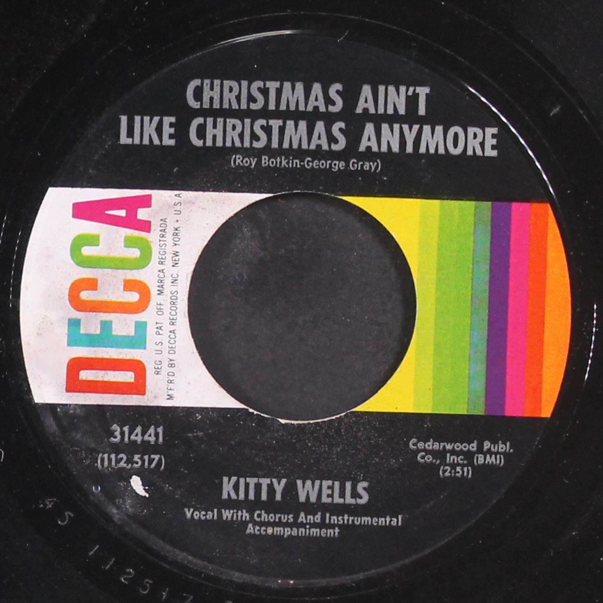 christmas ain't like christmas anymore by KITTY WELLS