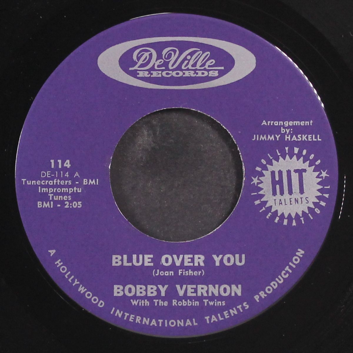 blue over you / the land of make-believe by BOBBY VERNON & ROBIN TWINS