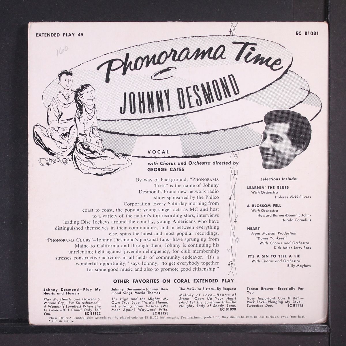 phonorama time by JOHNNY DESMOND