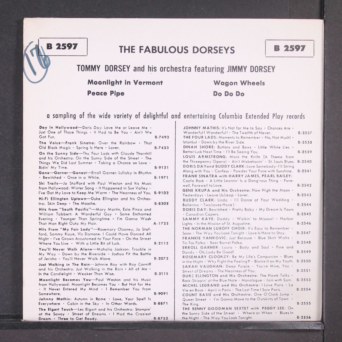 the fabulous dorseys by TOMMY DORSEY