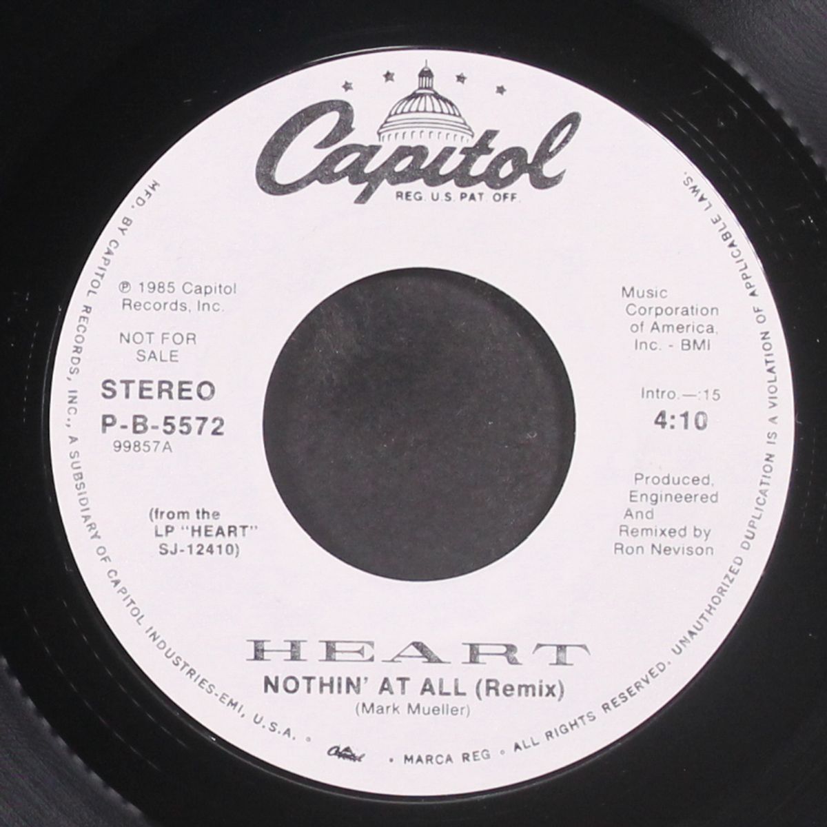 nothin' at all by HEART