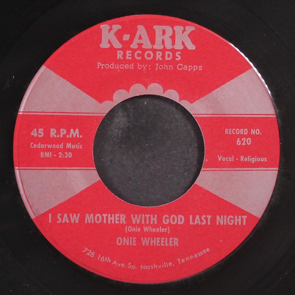 go home / i saw mother with god last night by ONIE WHEELER