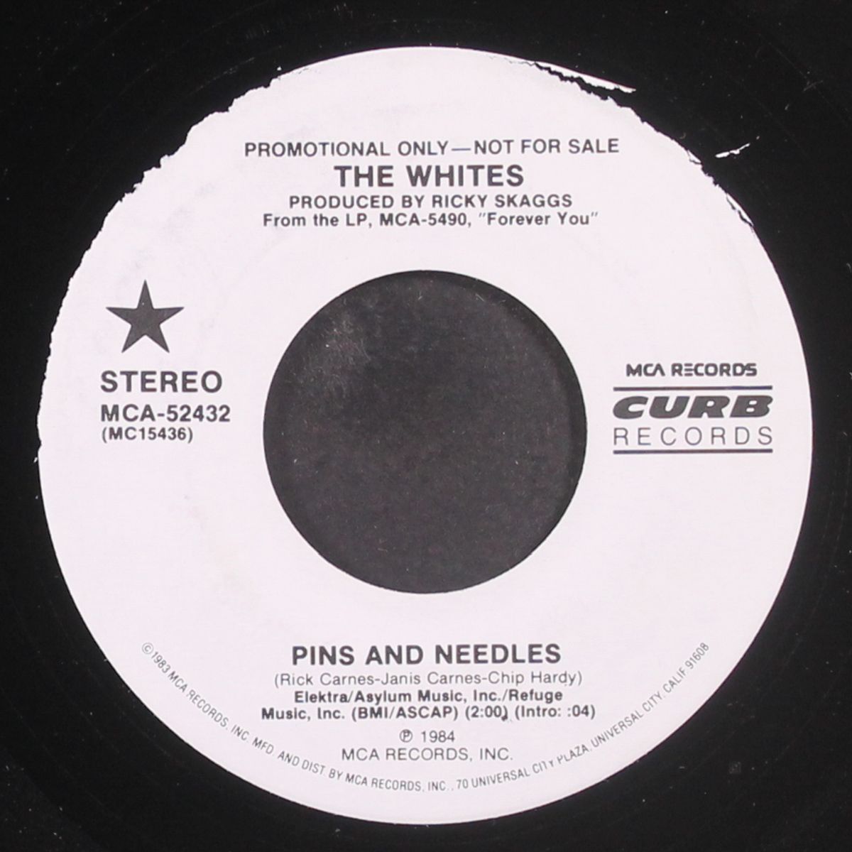 pins and needles / same by WHITES