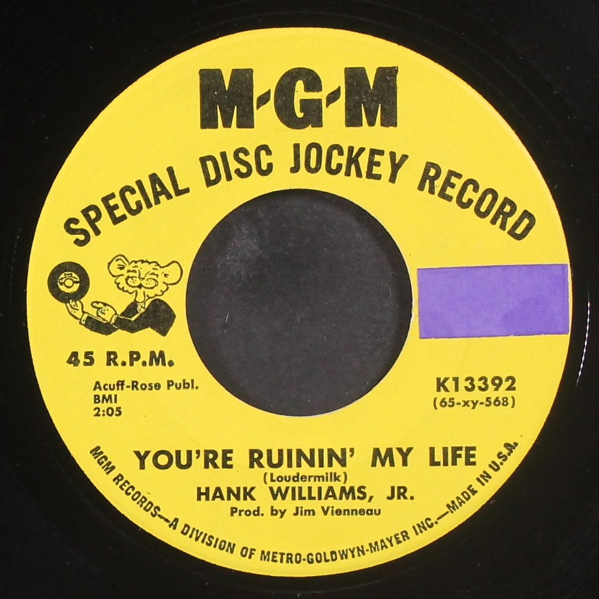 you're ruinin' my life by HANK WILLIAMS, JR.