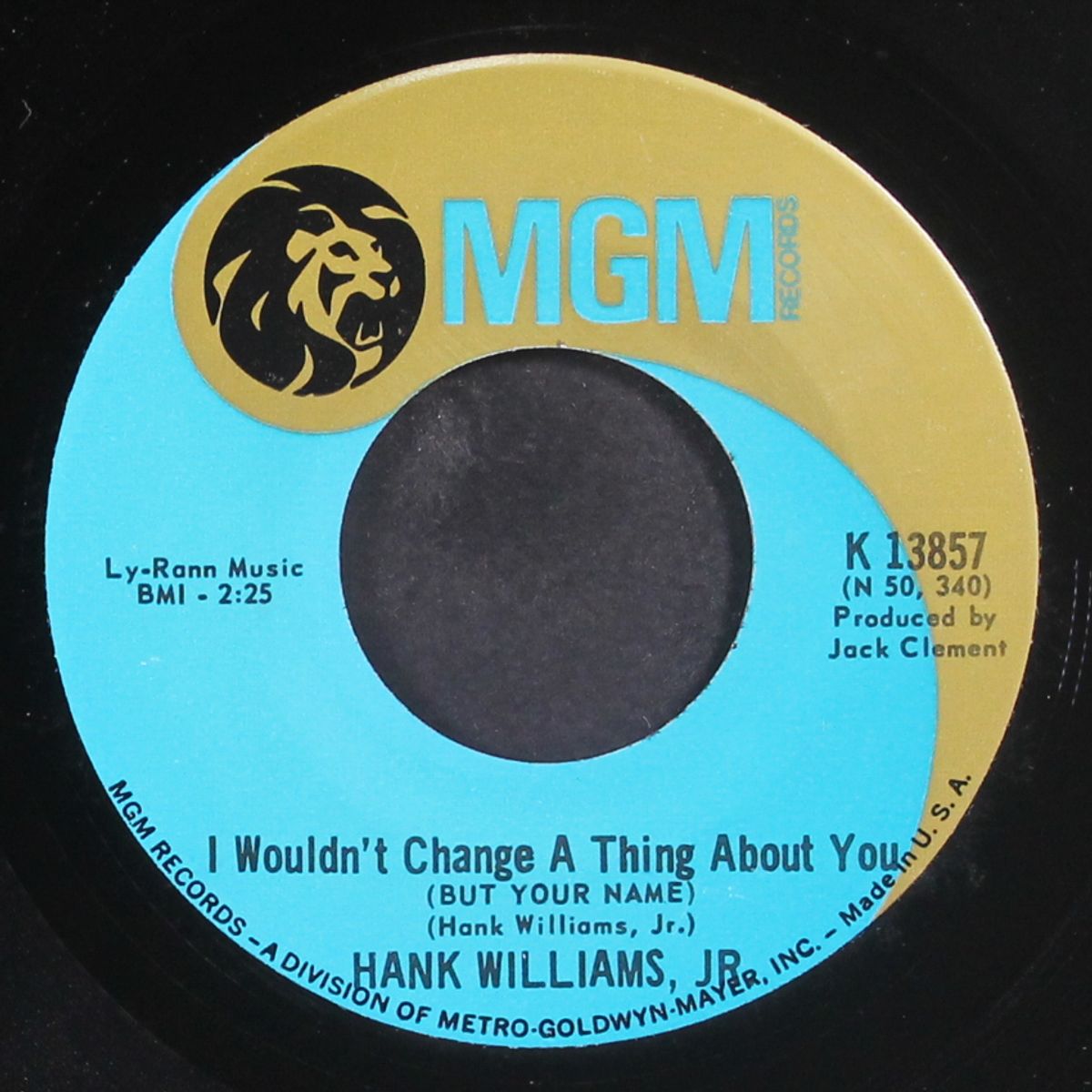 i wouldn't change a thing about you / no meaning and no end by HANK WILLIAMS, JR.