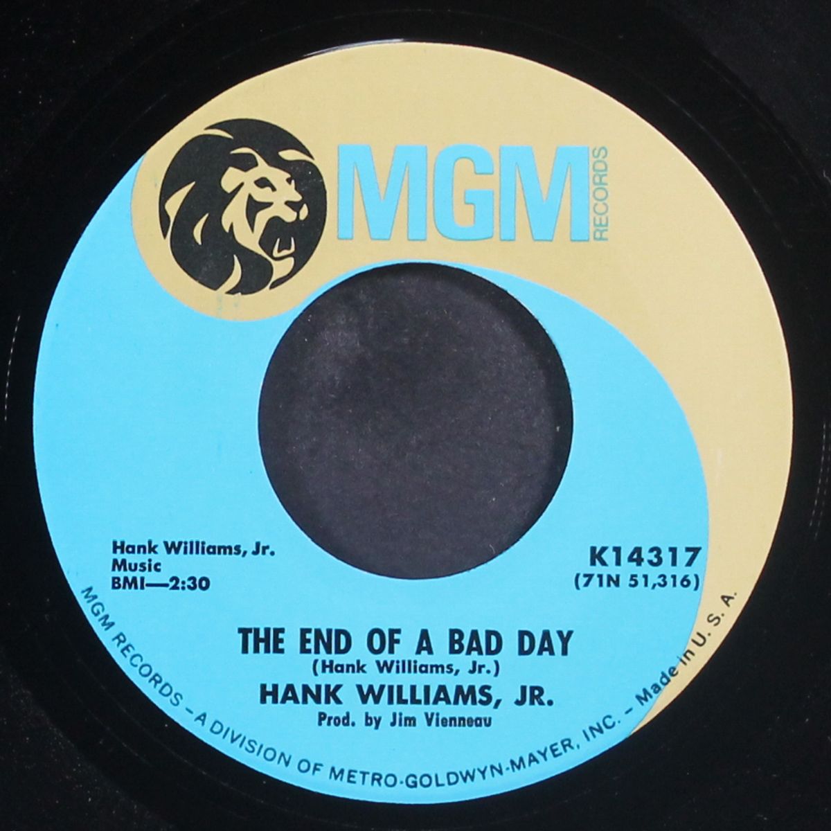 ain't that a shame / the end of a bad day by HANK WILLIAMS, JR.