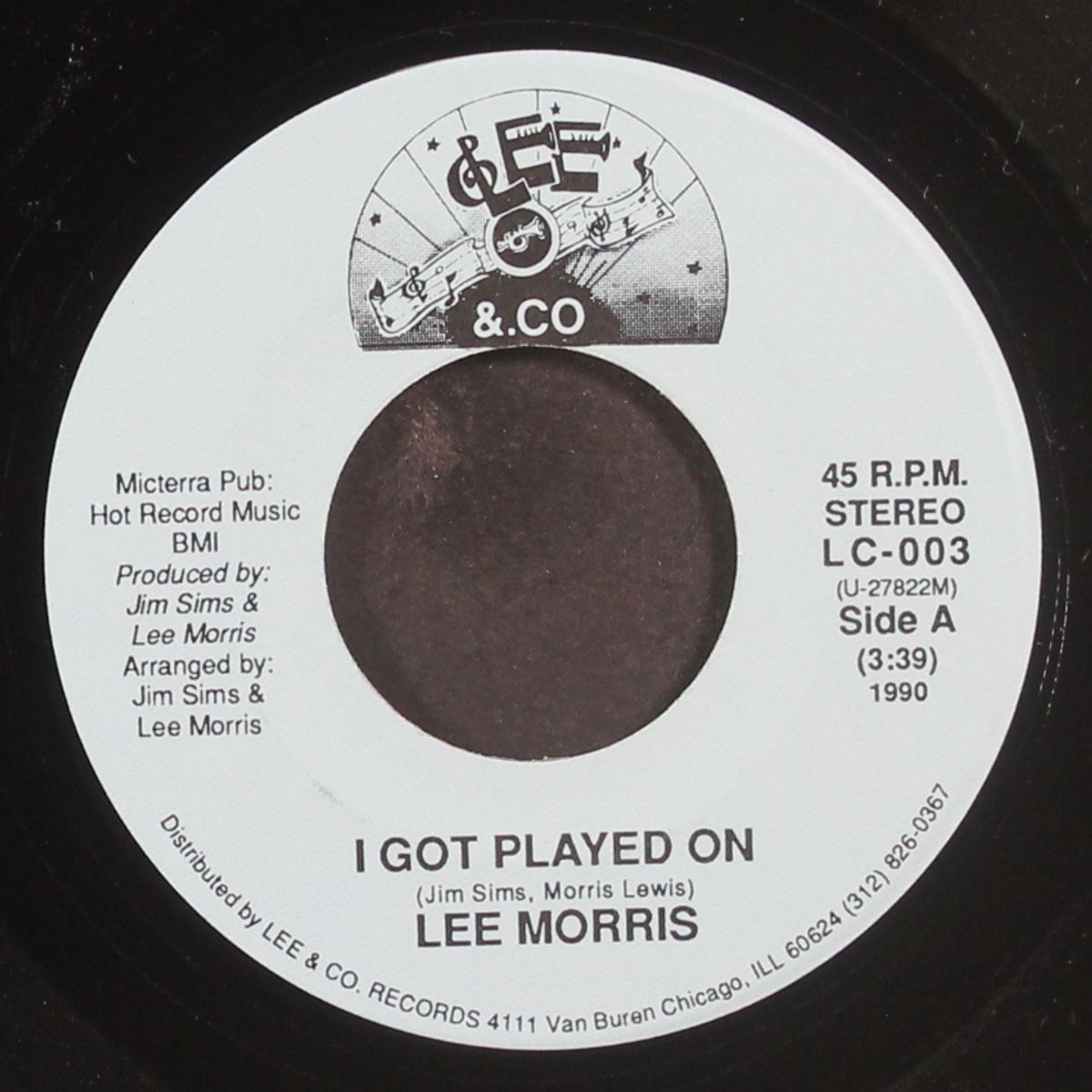 i got played on / i don't know any more by LEE MORRIS