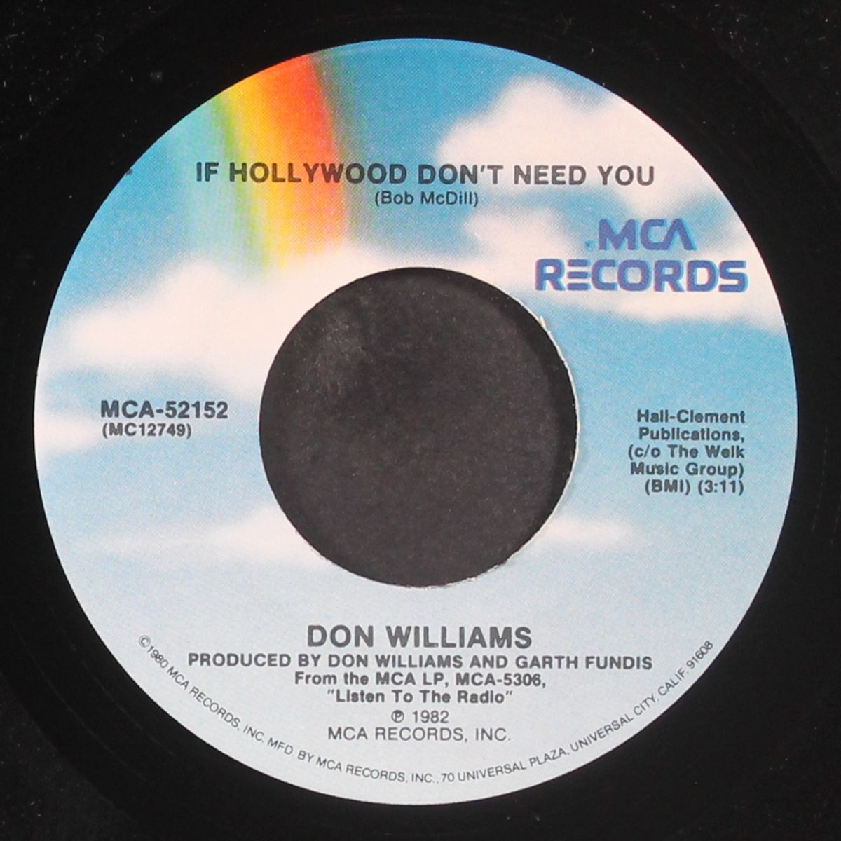 if hollywood don't need you / same by DON WILLIAMS