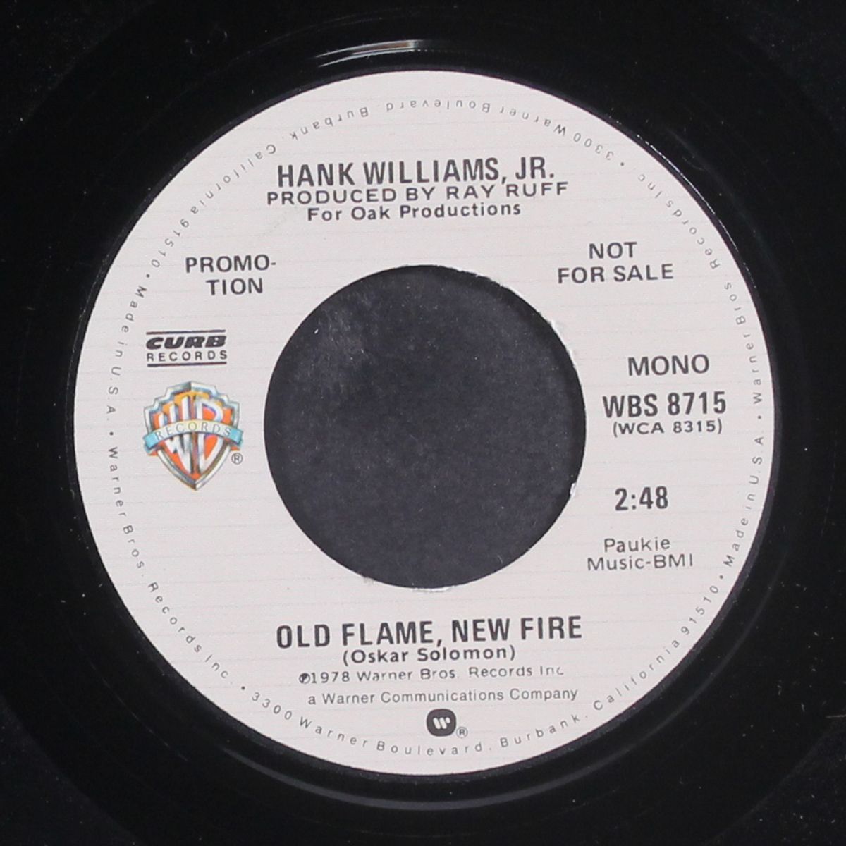 old flame, new fire / mono by HANK WILLIAMS, JR.