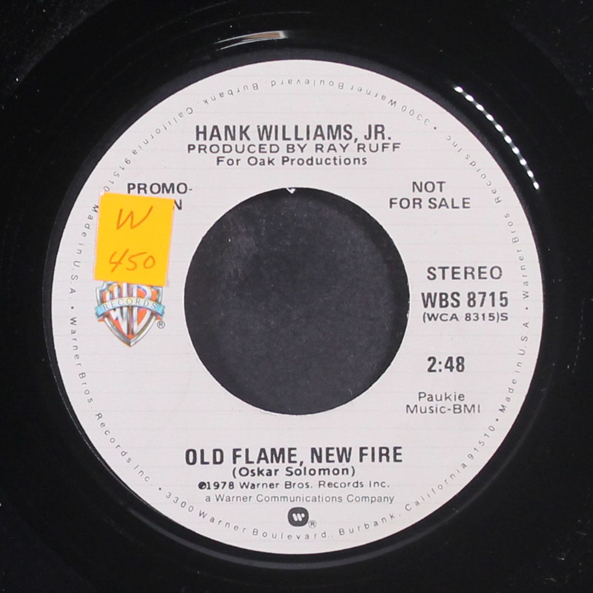 old flame, new fire / mono by HANK WILLIAMS, JR.