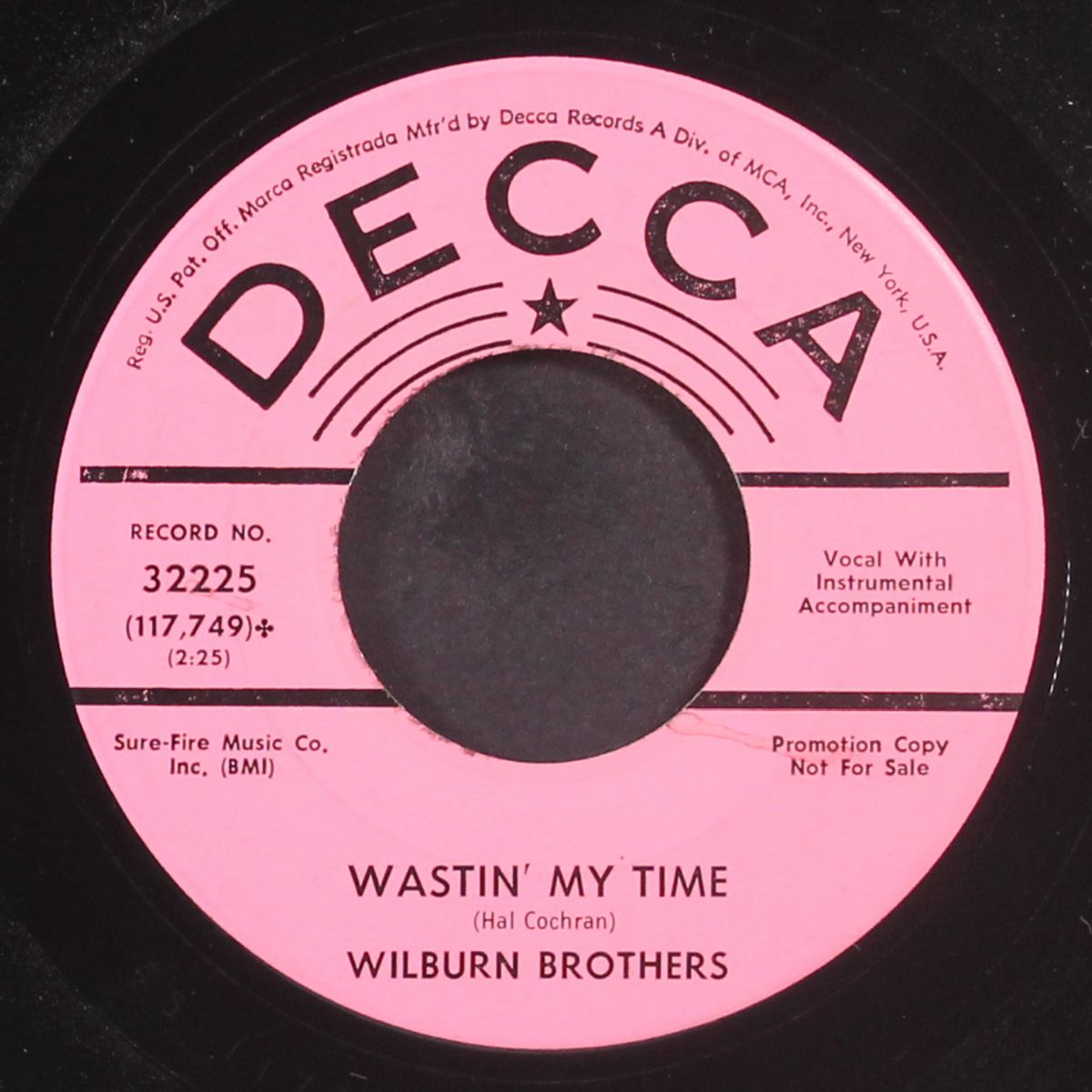 i'm leavin' / wastin' my life by WILBURN BROTHERS