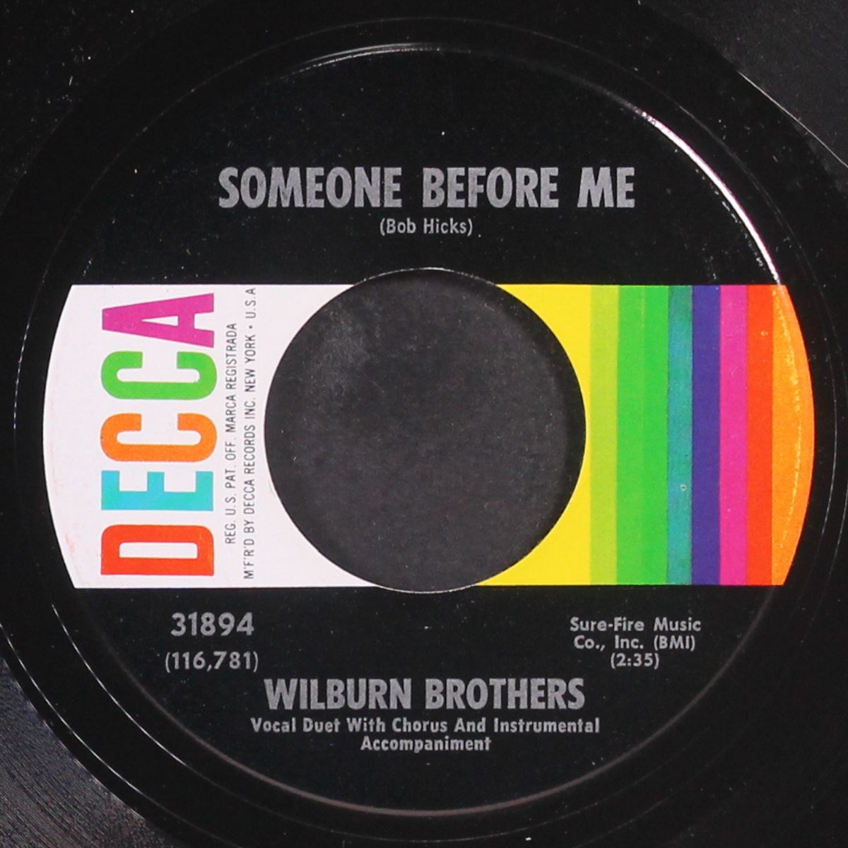someone before me by WILBURN BROTHERS