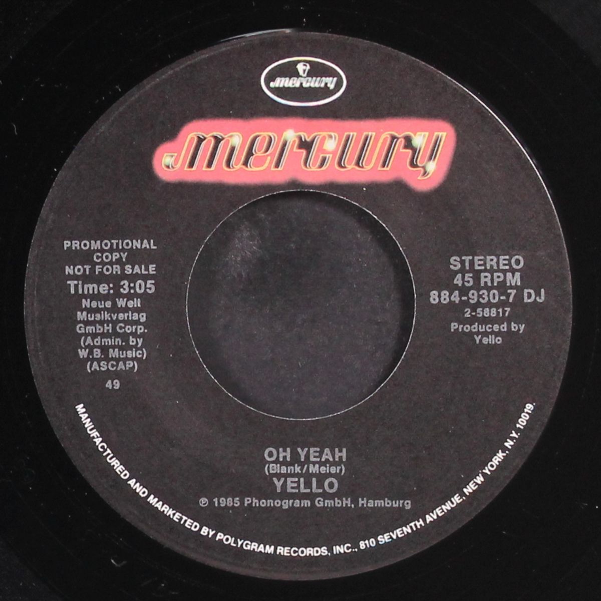 oh yeah by YELLO