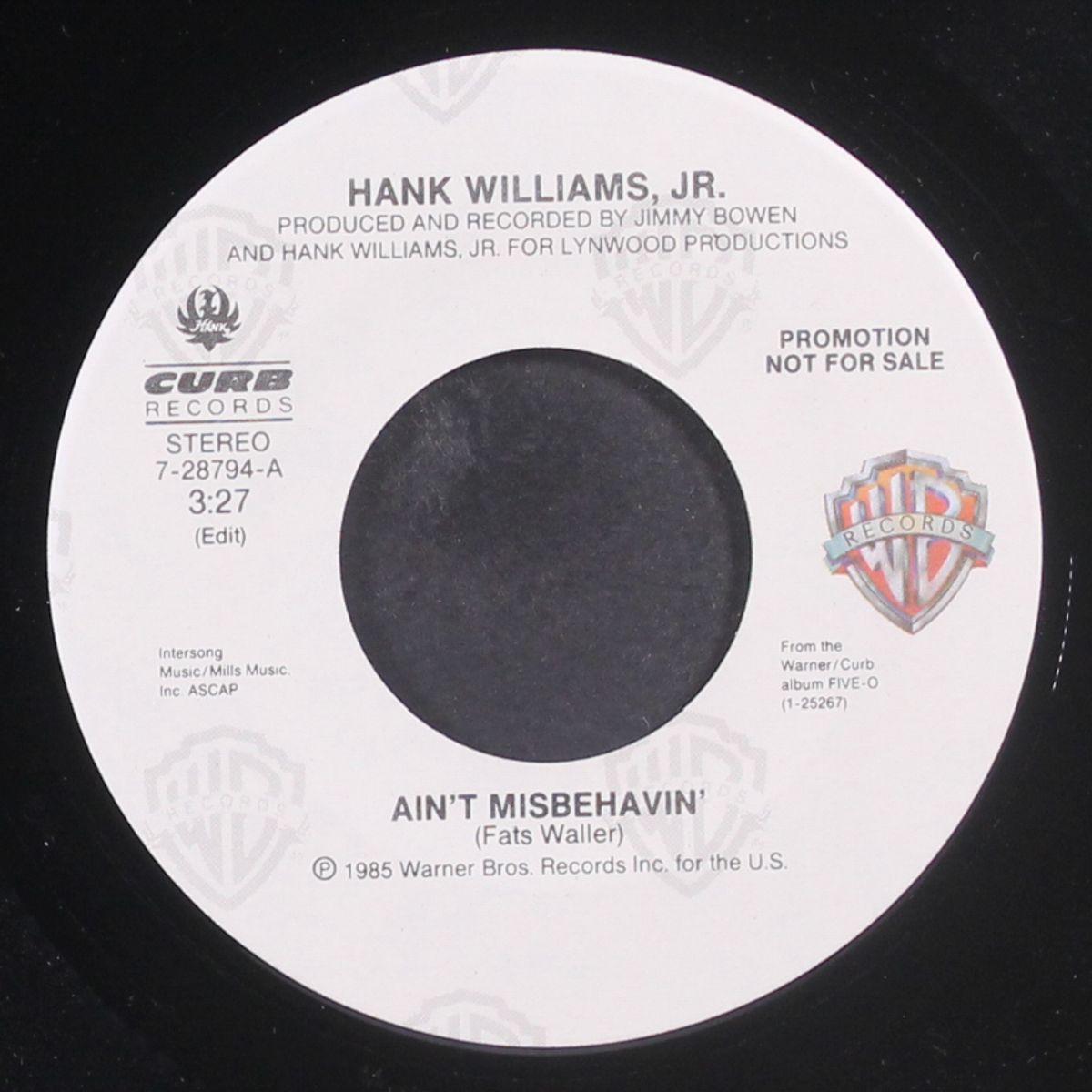 ain't misbehavin' / same by HANK WILLIAMS, JR.