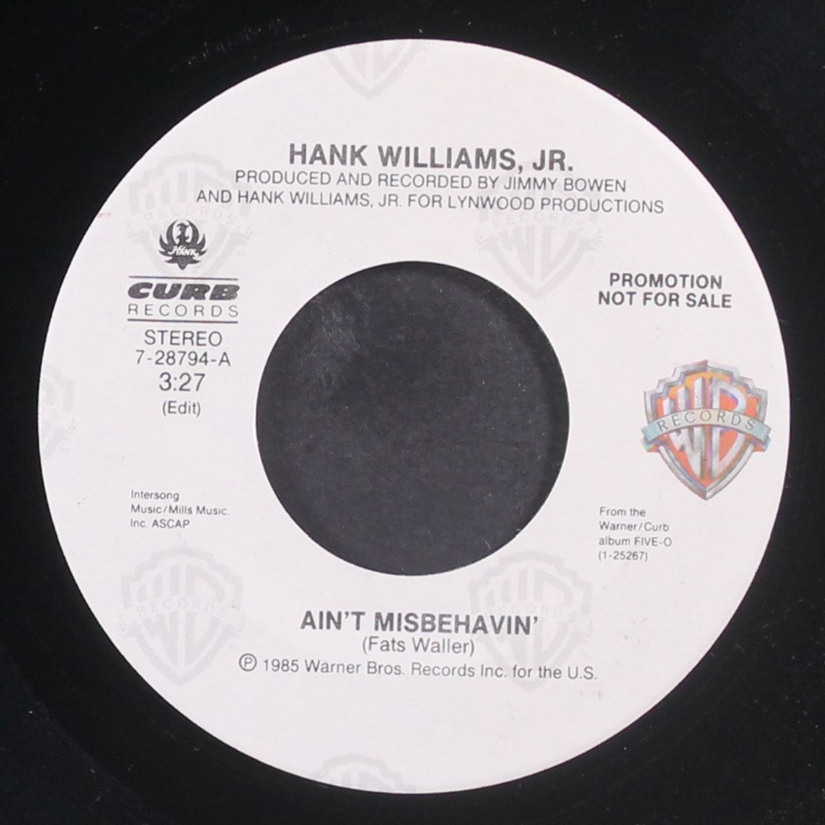 ain't misbehavin' / same by HANK WILLIAMS, JR.