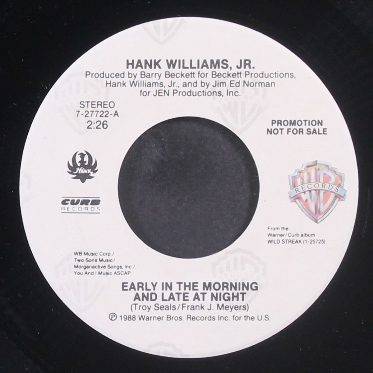 early in the morning & late at night by HANK WILLIAMS, JR.