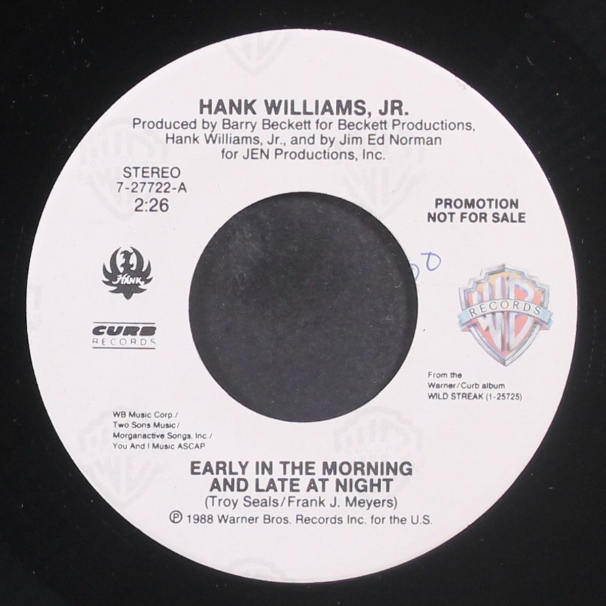 early in the morning & late at night by HANK WILLIAMS, JR.