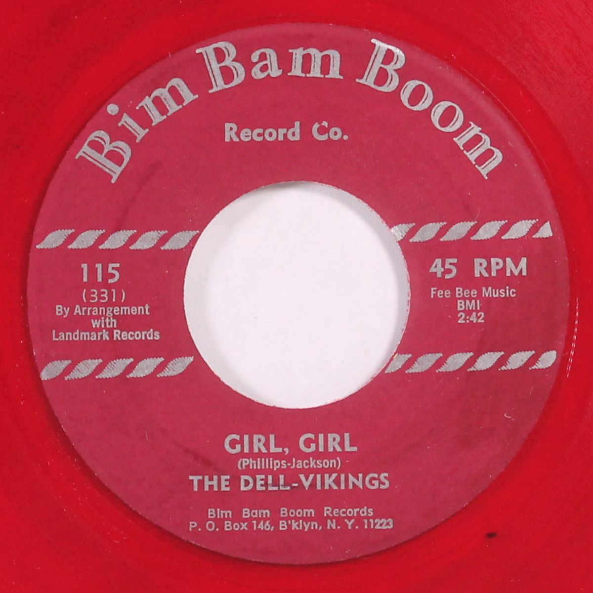 girl, girl / i'm spinning by DELL-VIKINGS