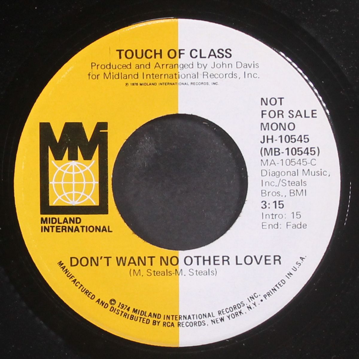don't want no other lover / mono by TOUCH OF CLASS