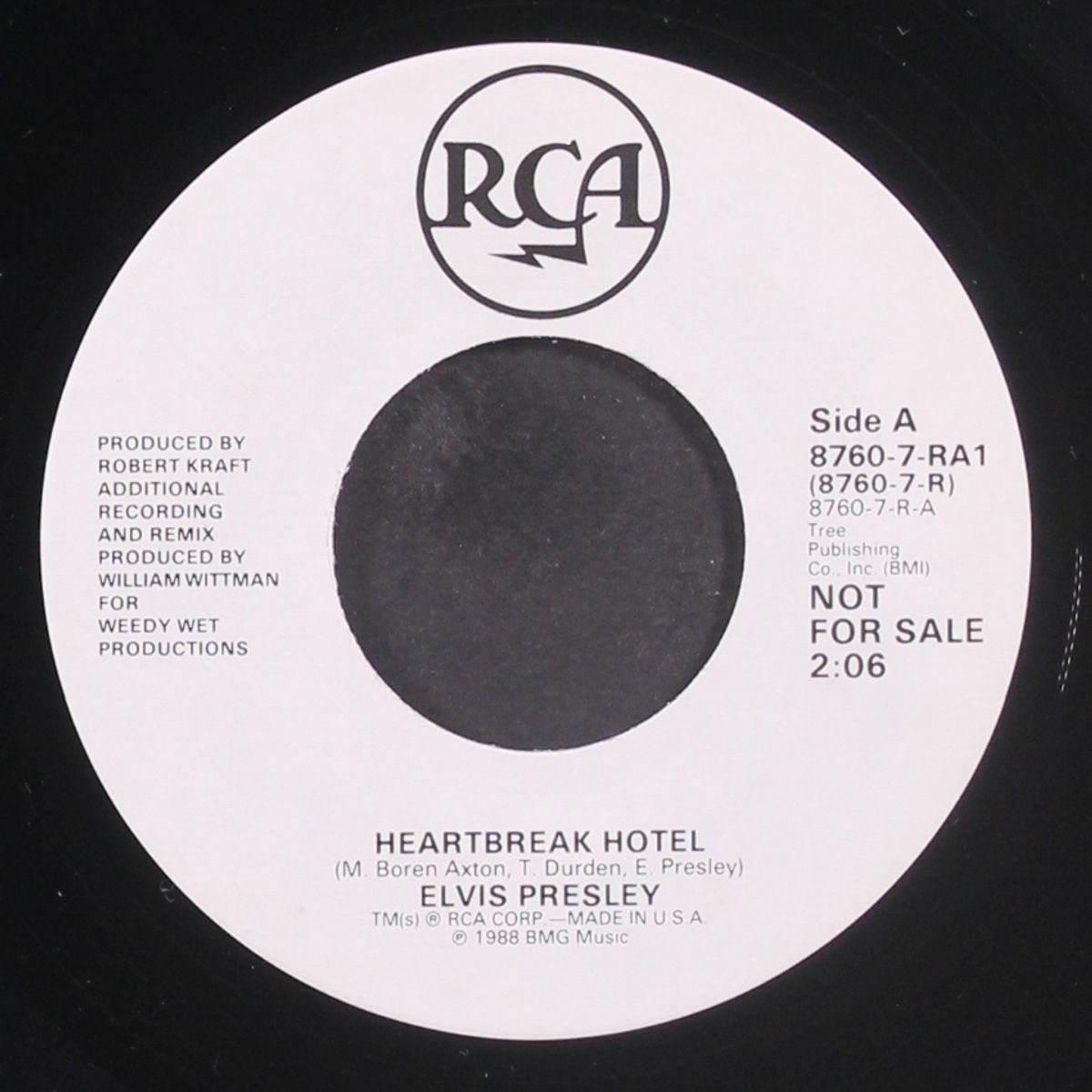 heartbreak hotel by DAVID KEITH & CHARLIE SCLATTER W/ ZULU TIME / ELVIS
