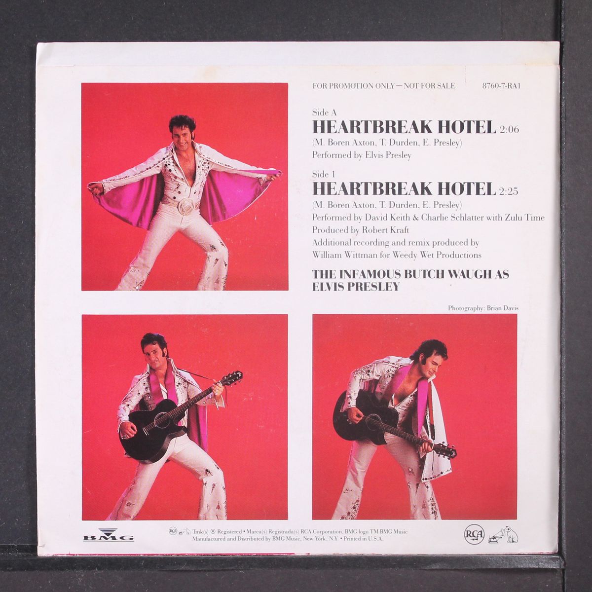 heartbreak hotel by DAVID KEITH & CHARLIE SCLATTER W/ ZULU TIME / ELVIS