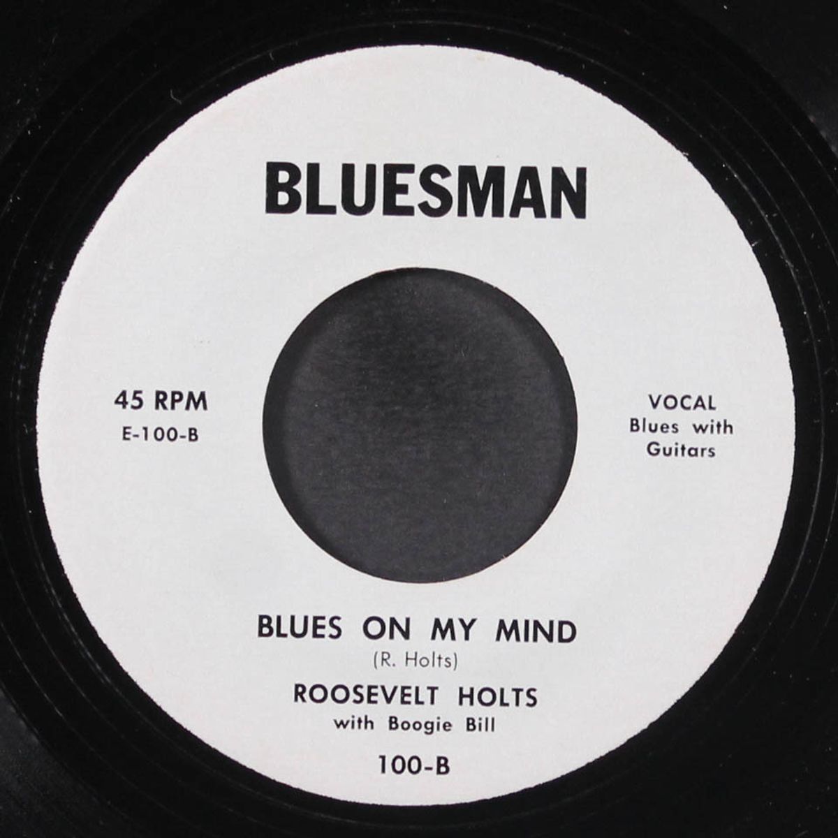 down the big road / blues on my mind by ROOSEVELT HOLTS