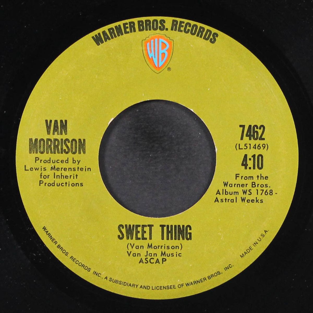 blue money / sweet thing by VAN MORRISON