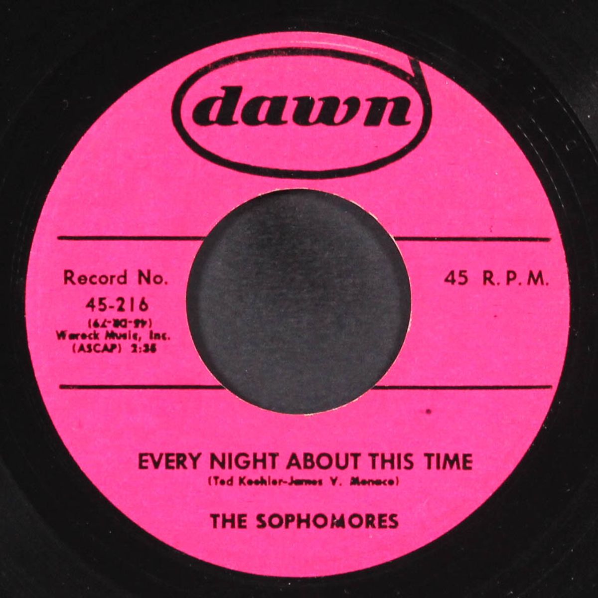 cool cool baby / every night about this time by SOPHOMORES
