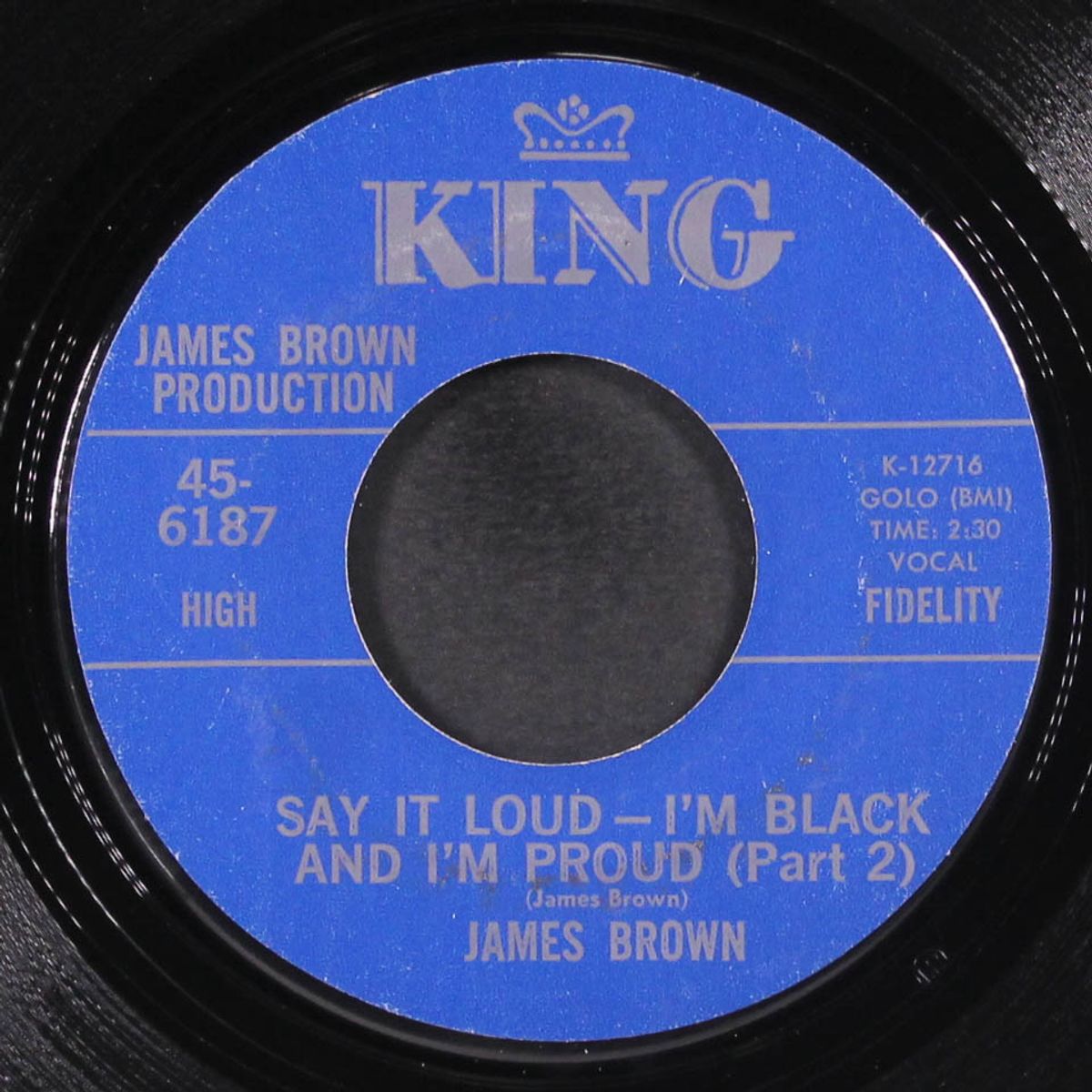 say it loud - i'm black and i'm proud / pt. 2 by JAMES BROWN