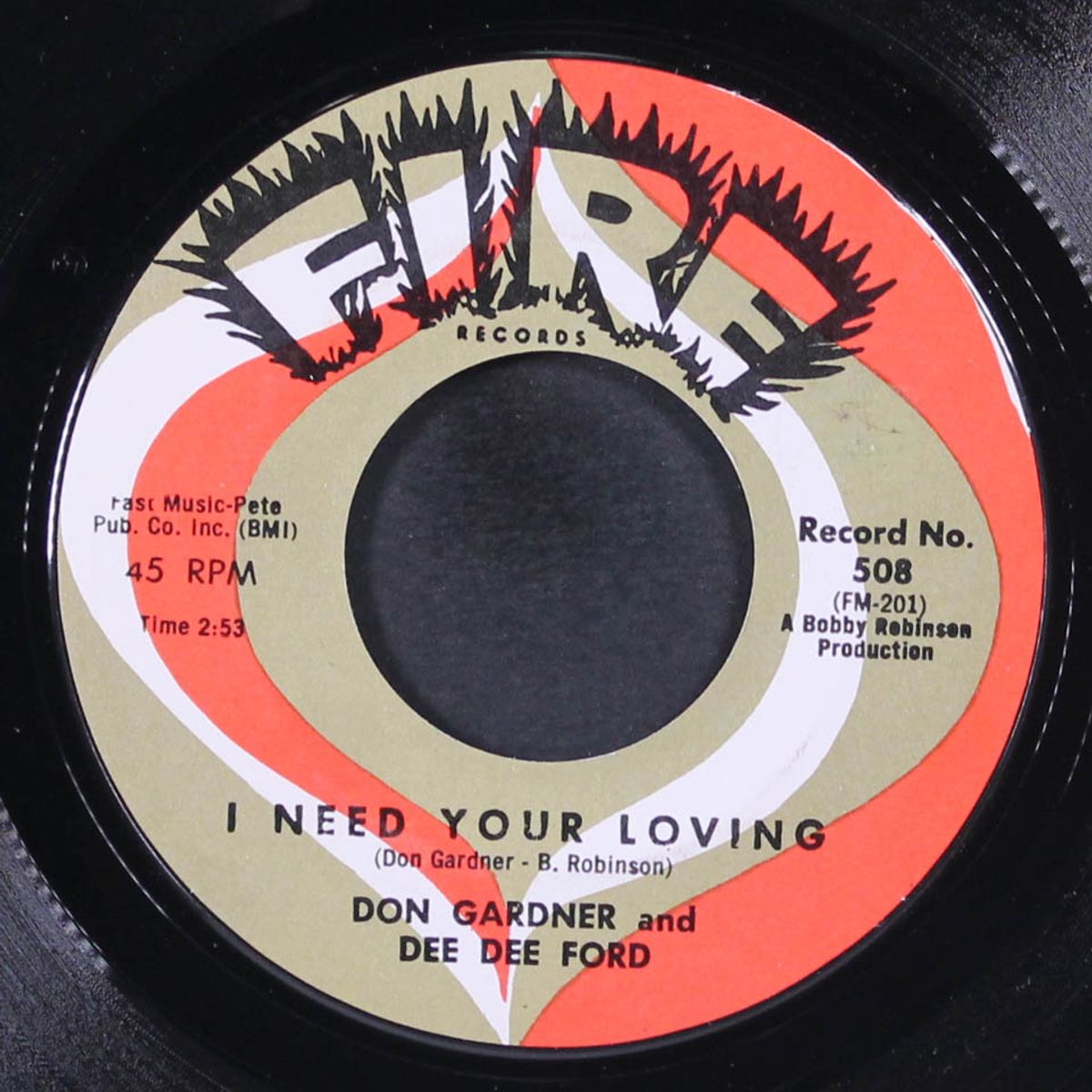 i need your loving / tell me by DON GARDNER & DEE DEE FORD