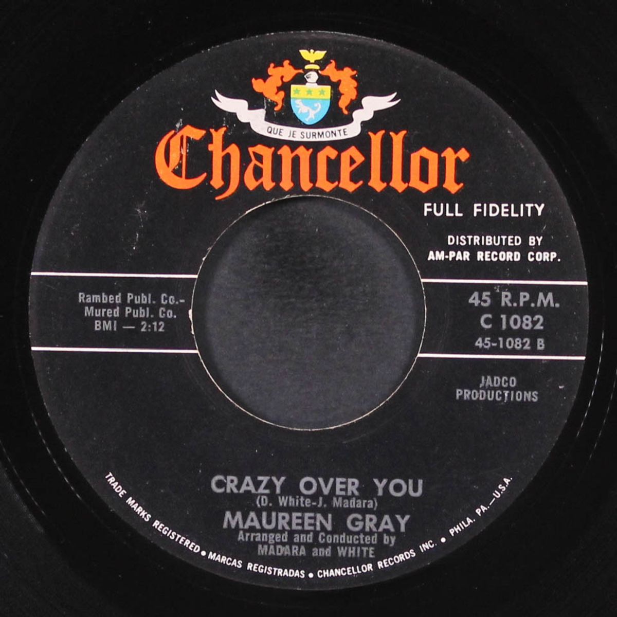 today's the day / crazy over you by MAUREEN GRAY