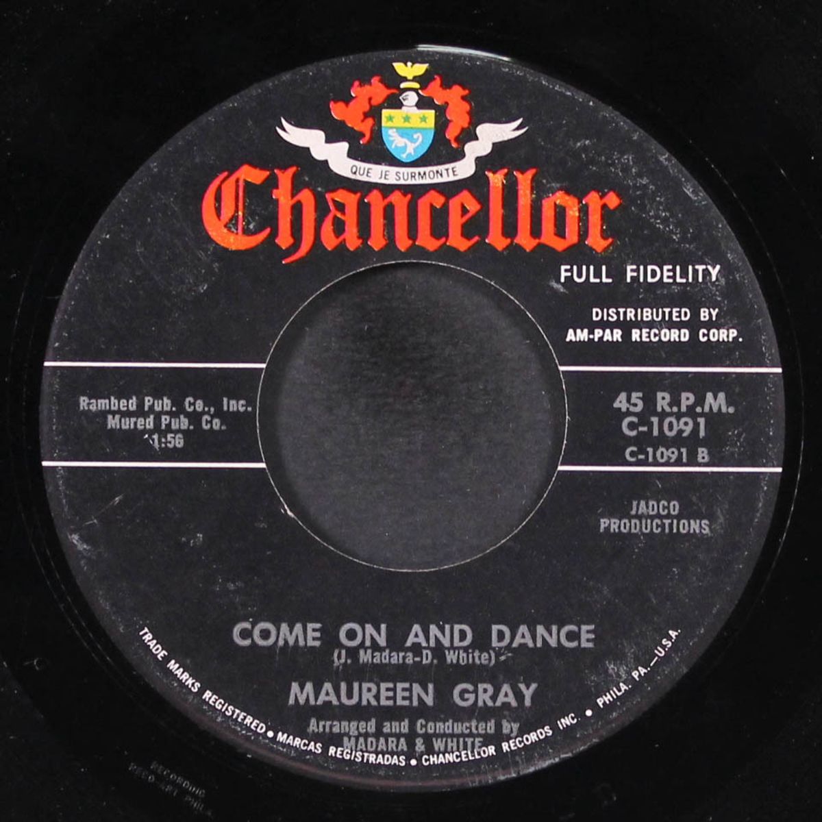 i don't want to cry / come on & dance by MAUREEN GRAY
