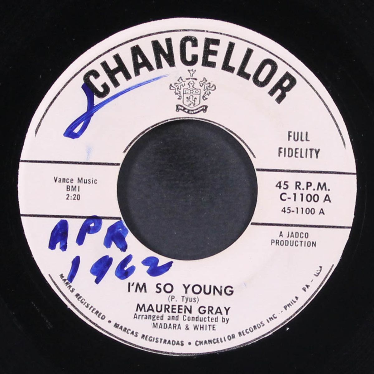 i'm so young / there is a boy by MAUREEN GRAY